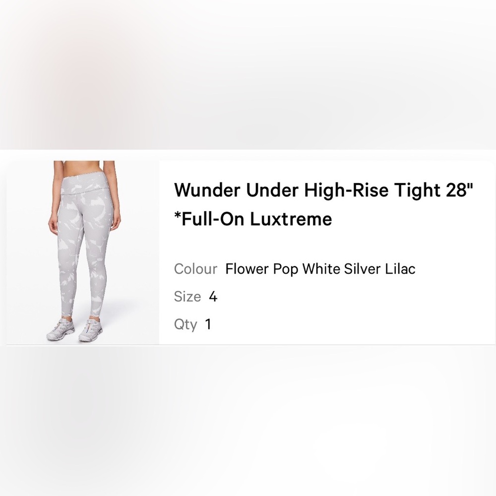 Winder under High-Rise Tight 28" in White and Silver